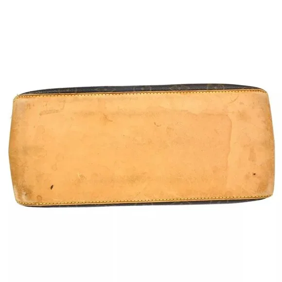 LOUIS VUITTON Cabas Piano Shoulder Bag Monogram Leather Brown